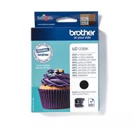 Brother LC123BK. Black ink type: Pigment-based ink Supply type: Single pack Printing colours: Black Quantity per pack: 1 pc(s) Black ink page yield: 600 pages
