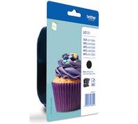 Brother 128967 Original Brother LC123 Ink Cartridge Black, LC-123BK