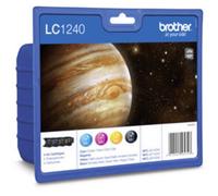 Brother LC1240VALBP ink cartridge 4 pc(s) Original Black, Cyan, Magenta, Yellow