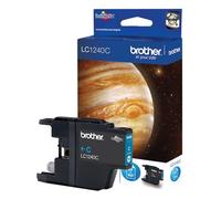 Brother LC1240C. Supply type: Single pack Colour ink page yield: 600 pages Printing colours: Cyan Quantity per pack: 1 pc(s)