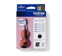 Brother LC-127XLBKBP LC-127XL Ink Cartridge High Capacity 1,200 Pages Blister Packaging Black