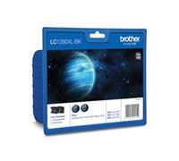 Brother 0994009LC1280XLBKBP2 Original Brother Twin Pack High Yield Black Ink Cartridges