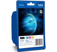 BROTHER LC-1280 ink cartridge cyan magenta and yellow extra high capacity 3x 1.200 pages 1-pack blister without alarm
