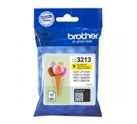 Brother LC-3213Y Inkjet Cartridge, Yellow, Single Pack, High Yield, Includes 1 x Inkjet Cartridge, Genuine Supplies