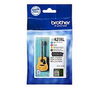 Brother LC421XLVAL Original Ink Cartridge Black, Cyan, Magenta, Yellow Pack of 4 Multipack