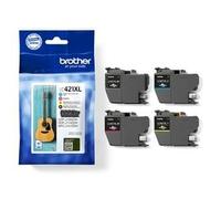 Brother LC421XLVAL Original Ink Cartridge Black, Cyan, Magenta, Yellow Pack of 4 Multipack