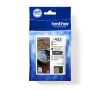 Brother LC422 / LC422XL CMYK Ink Cartridge Pack for MFC-J5740DW J6540DW Printer