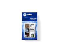 Brother LC422VAL. Supply type: Multi pack Colour ink page yield: 550 pages Printing colours: Black Cyan Magenta Yellow Quantity per pack: 4 pc(s) Black ink page yield: 550 pages