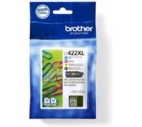 Brother LC422XL Black/Cyan/Magenta/Yellow Original Ink Cartridge - LC-422XLVAL