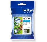 Original Brother LC-422XLC Cyan Ink Cartridge for 1,500 Pages for MFC-J5340DW, MFC-J5345DW, MFC-J5740DW, MFC-J6540DW, MFC-J6940DW