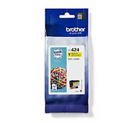 Original Brother Ink Cartridge LC-424Y Yellow For Mini 19 Biz-SL DCP-J1200 DW