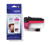 Brother LC-427M Inkjet Cartridge, Magenta, Single Pack, Standard Yield, Includes 1 x Inkjet Cartridge, Genuine Supplies