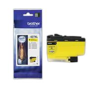 Brother LC-427XLY Inkjet Cartridge, Yellow, Single Pack, High Yield, Includes 1 x Inkjet Cartridge, Genuine Supplies
