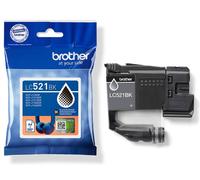 Brother LC521BK Inkjet Cartridge, Black, Single Pack, includes 1 x Inkjet Cartridge, Genuine Supplies