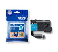 Brother LC521C Original Brother Cyan Ink Cartridge, LC-521C