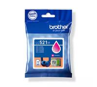 Brother LC521M Genuine Ink Cartridge - Magenta. Supply type: Single pack Colour ink page yield: 500 pages Printing colours: Magenta Quantity per pack: 1 pc(s)