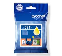 Brother LC521Y Genuine Ink Cartridge - Yellow