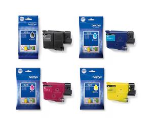 Brother LC528 Full Set Extra High Capacity Original Inks (4 Pack)