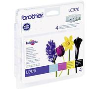 Brother LC970 Value Pack - Print cartridge - 1 x black, yellow, cyan, magenta