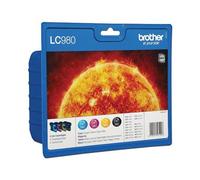 Brother LC980 BK/C/M/Y Original Multipack Ink Cartridges