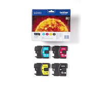 Brother LC980 - Print cartridge - 1 x black, yellow, cyan, magenta