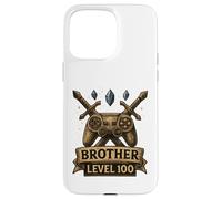Brother Level Up Fantasy RPG Crest Inspired Graphic Art Epic Case for iPhone 15 Pro Max