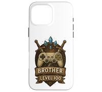 Brother Level Up Fantasy RPG Crest Inspired Graphic Art Epic Case for iPhone 16 Pro Max