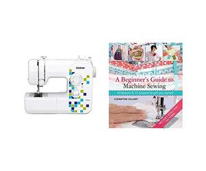 Brother LS14S Metal Chassis Sewing Machine & A Beginner's Guide to Machine Sewing: 50 Lessons and 15 Projects to Get You Started