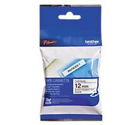Brother M-K231 Authentic Label Tape Self Adhesive Black Print on White 12 mm x 8m