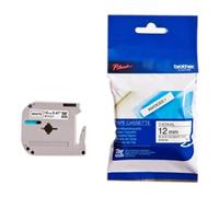 Brother M-K231BZ Black On White 12mm Plastic Labelling Tape (MK231BZ)