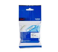 Brother M-K231SBZ Black on White Non-Laminated Tape 12mm x 4m