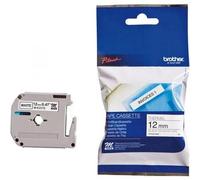 Brother M-K231SBZ Original Label Tape (12mm x 4m) Black on White