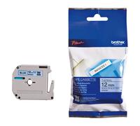 Brother M-K531BZ Black On Blue Laminated 12mm P-Touch Labelling Tape (MK531BZ)