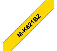 Brother M-K621BZ label-making tape Black on yellow