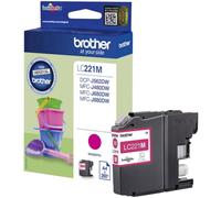 Brother Magenta Ink Cartridge 4ml - LC221M