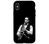 Brother Malcolm Playing Saxophone Black History Jazz Case for iPhone X/XS