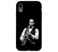 Brother Malcolm Playing Saxophone Black History Jazz Case for iPhone XR