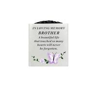 Brother Memorial Flower Vase Rose Bowl Holder Pot Crem Graveside Garden Ornament
