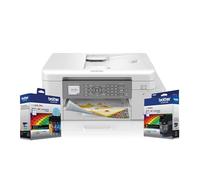 Brother MFC-J4335DW INKvestment Tank Wireless All-in-One Color Inkjet Printer, Up to 1-Year of Ink in-Box, Duplex Printing, Mobile and Cloud Print, Works with Alexa