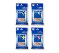 Brother MFC-J4350DW Printer Ink Cartridges (4 Pack) -LC527XLBK Multipack Original
