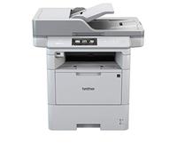 Brother MFC-L6800DW Mono Laser Printer - All-in-One, Wireless/USB 2.0/Network/NFC, Printer/Scanner/Copier/Fax Machine, 2 Sided Printing, 46PPM, A4 Printer, Business Printer, UK Plug
