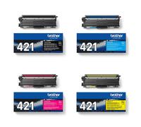 Original Multipack Brother DCP-L8410CDW Printer Toner Cartridges (4 Pack) -TN421BK