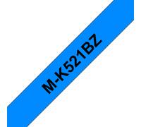 Brother MK-521BZ DirectLabel blue on black 9mm x 8m for Brother P-Touc