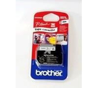 BROTHER MK231SBZ BLACK ON WHITE 12MM PLASTIC TAPES