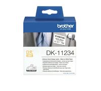 Brother Name Badge Labels 60 x 86mm 260 Labels Per Roll White DK-11234 VAT Inc