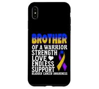 Brother of a Warrior Bladder Cancer Awareness Products Gifts Case for iPhone XS Max