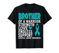 Brother of a Warrior Cervical Cancer Awareness Matching T-Shirt