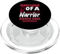Brother Of A Warrior Sickle Cell Awareness Family Support PopSockets PopGrip for MagSafe