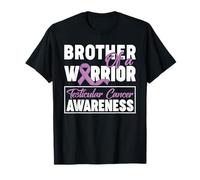 Brother of A Warrior Testicular Cancer Awareness Support T-Shirt