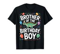 Brother of The Birthday Boy T Rex Fun Party T-Shirt